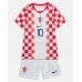 Tanie Strój piłkarski Chorwacja Luka Modric #10 Koszulka Podstawowej dla dziecięce MŚ 2026 Krótkie Rękawy (+ szorty)